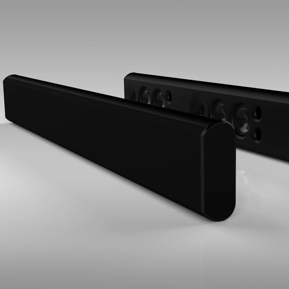 Theory sb85 High Output 3-Channel Passive Soundbar for 85-inch TV's - Black - Image 3