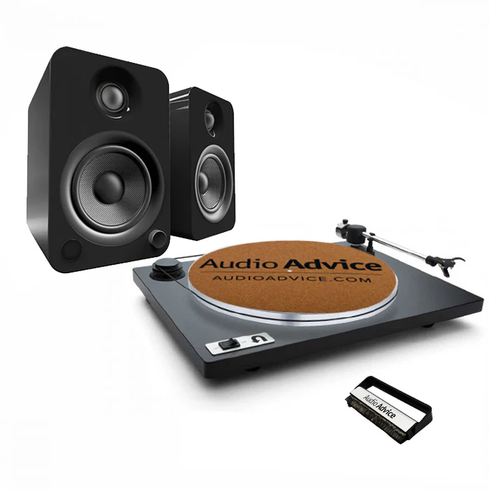 U-Turn Audio Orbit Plus Turntable + Kanto YU4 Package
