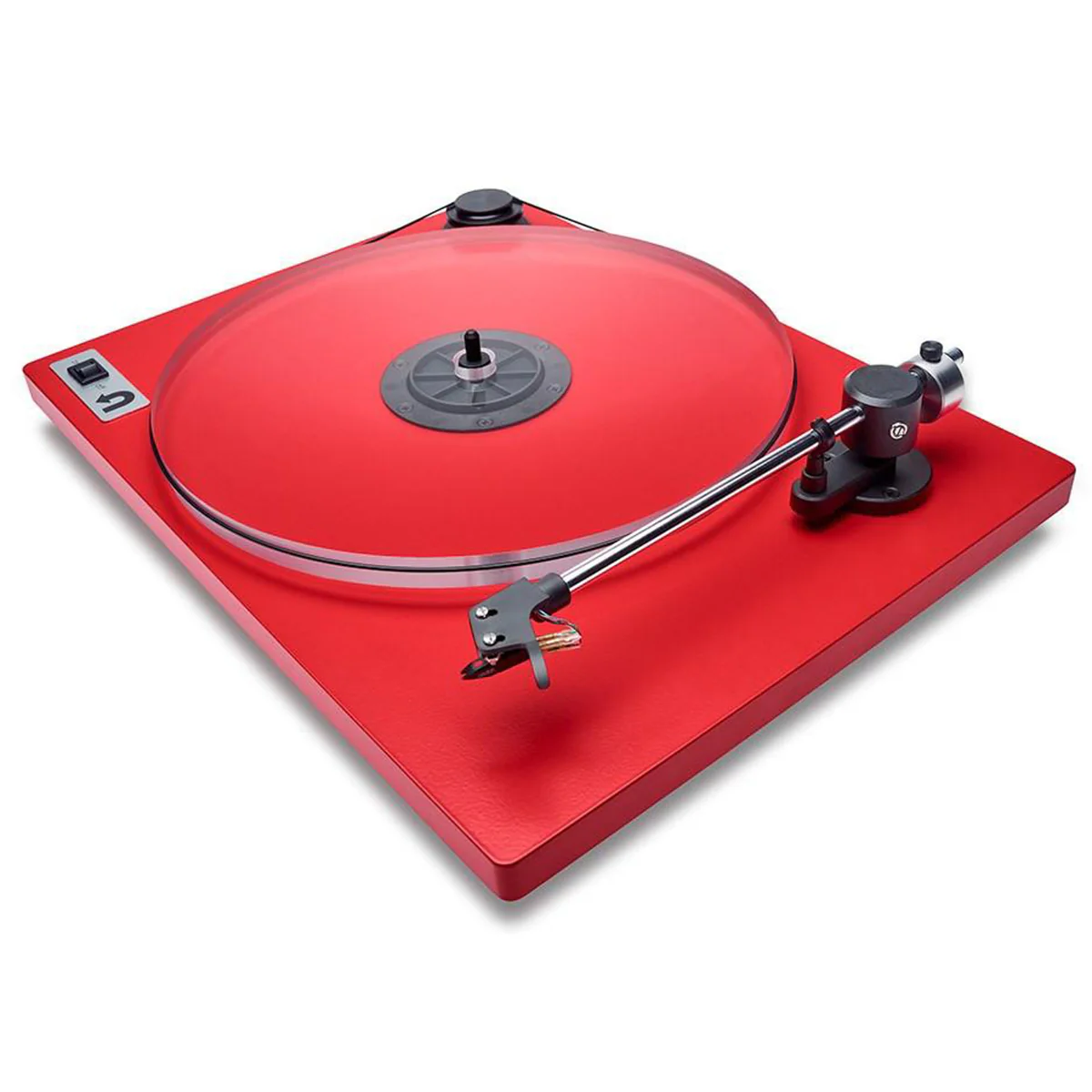 U-Turn Audio OPEN BOX Orbit Plus Turntable w/ Built-In Preamp - Red - Excellent Condition - Image 4