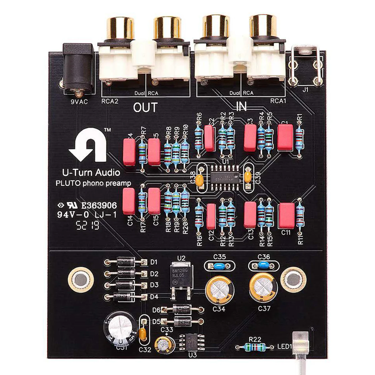 U-Turn OPEN BOX Audio Pluto 2 Phono Preamp - Black Aluminum - A Grade - Image 4